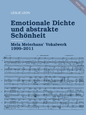 cover image of Emotionale Dichte und abstrakte Schoenheit
